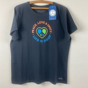NWT Women’s LIFE IS GOOD Crusher Tee Size : XL